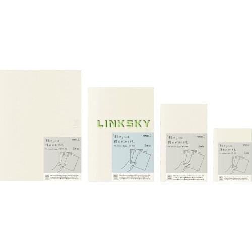 Midori MD Notebook Light, Gridded,blank,Lined,3 pcs/pack, Notepad blank drawing hand drawing book,School stationery supplies