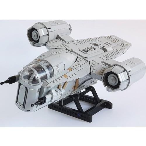 The Razor Crest MOC-58708 Kids MOC Star Micro UCS Razor rest Analog Model Block Diy Toys Creative Parts Christmas Gifts