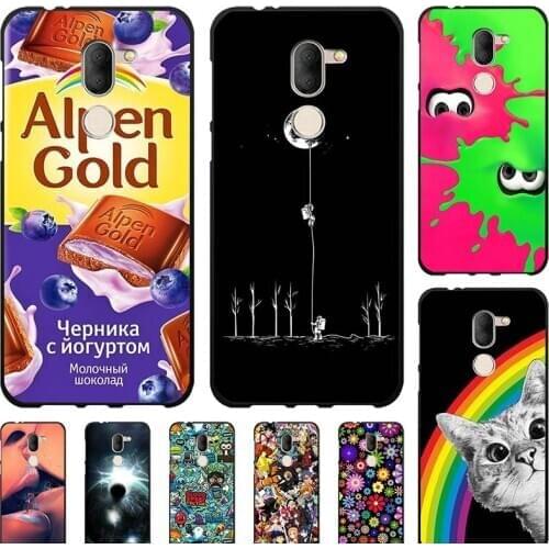 Lovely Fashion Painted Case For Alcatel 3x Case Silicone Soft TPU Cases For Alcatel 3x 5058Y Cover Cute Animal Bag 5.7inch