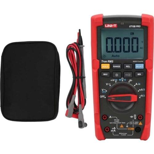 UT15B PRO Digital Multimeter Hand-Held True RMS Electrician Repairing Multimeter 600mV-1000.0V DC/AC Voltage Measurement