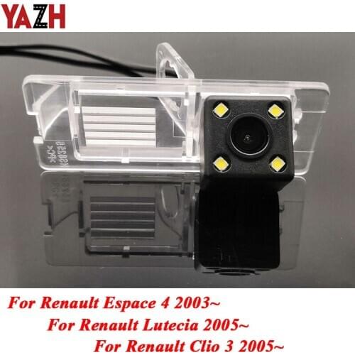 For Renault Clio 3 Lutecia Espace 4 2003~2017 Radio Night Vision Rear View Camera Reversing Car Back up Camera HD CCD Vehicle