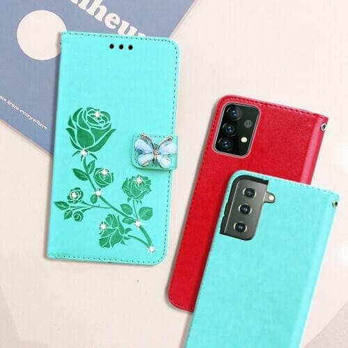 For Samsung Galaxy S21 Ultra Case Wallet Leather Case For Samsung S20 FE S21 Plus S30 Ultra A21S A12 A32 A42 A52 A72 5G Cover