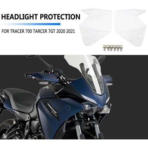 For YAMAHA TRACER700 Tracer 700 Tracer 7 GT MT-07 2020 2021Transparent Headlight Protection Motorcycle Accessories