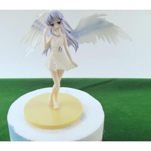 1pc Lovely Cartoon 15cm Angel Beats Tachibana Kanade PVC Action Figure Model Dolls Decoration Anime Angel Figurine Toys Gifts