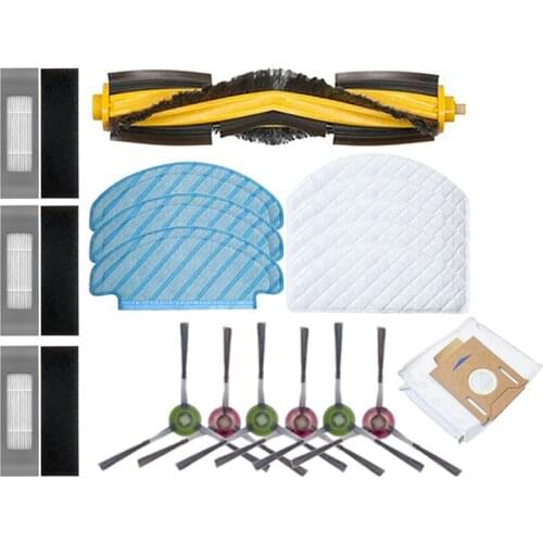 Filter Main Brush Mop Cloth Rag Replacement Part Kit for Ecovacs Deebot OZMO T8 Robot Vacuum Cleaner Accessories Kit