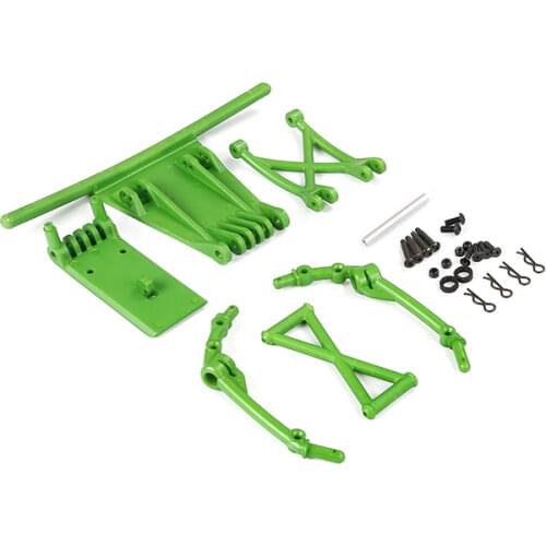 FVITEU Plastic Front Bumper Set For 1/5 HPI baja 5SC Rovan King Motor truck