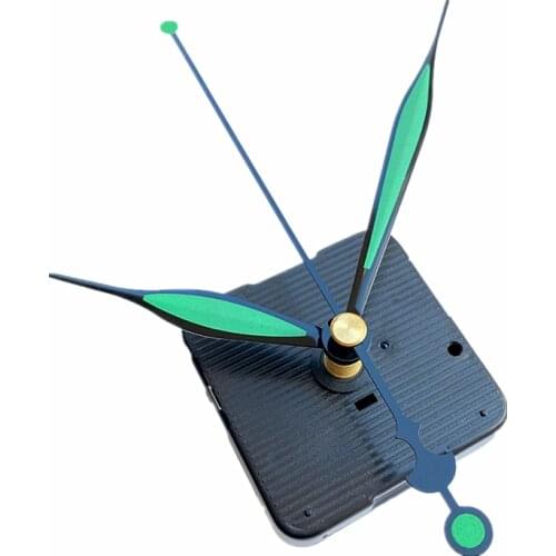 HOT 10Sets Silent Clock Quartz Accessory Kits Sweep Quartz Movement with Arms 13MM Shaft DIY