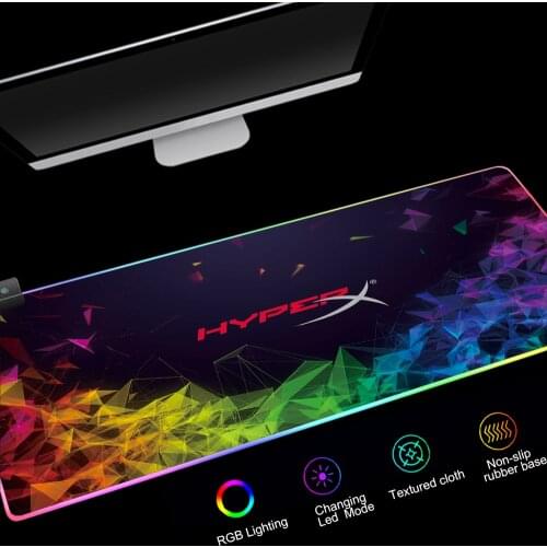 80x30cm RGB Star Wars Gaming Mouse Pad XXL Backlight Computer Mousepad Large Rubber Lockedge Desk Keyboard Mouse Pad Mat Gamer