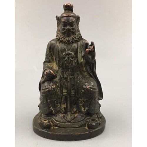 Exquisite antique bronze red copper (Zhong Kui. Exorcist) home decoration