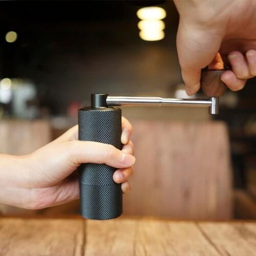 Chestnut Coffee Grinder Foldable Aluminum Portable Steel Grinding Core Super Manual Nano Coffee Mill Dulex Bearing