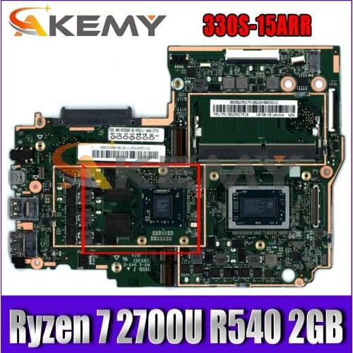 Akemy For Lenovo 330S-15ARR Laptop Motherboard AMD Ryzen 7 2700U GPU R540 2GB RAM 4GB DDR4 Tested 100% Working New Product