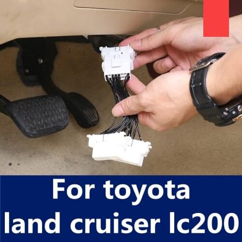 OBD adapter plug one-two conversion plug OBD multi-point plug OBD extension cord car Accessories For toyota land cruiser lc200