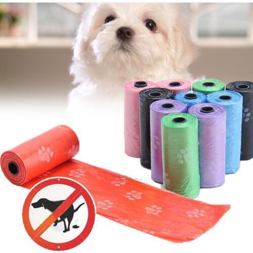 Plastic Bag Home & Living 15pcs/Bag 1Roll Pet Dog Dog Dogs Bags Bags Poop Gadget Garbage Bags Waste Supply Cat