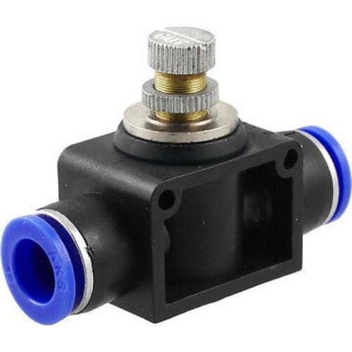Air Pneumatic Speed Control 12mm to 12mm Push In Quick Fitting Connector