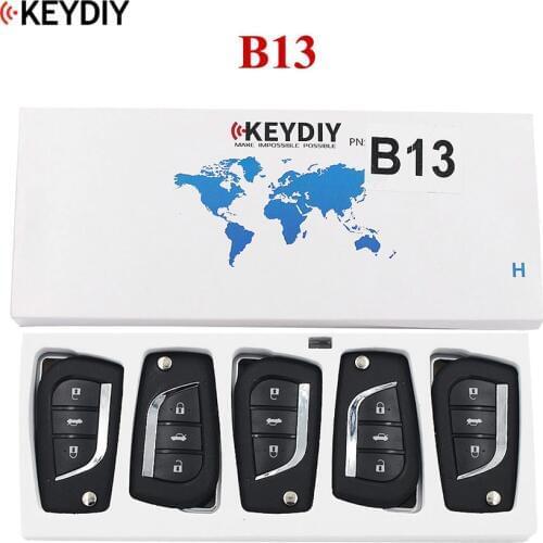 5PCS/LOT, KEYDIY Remote for KD MINI KD900 URG200 KD-X2 3 Buttons Remote Control Car Key Remote B13 Style For KD900