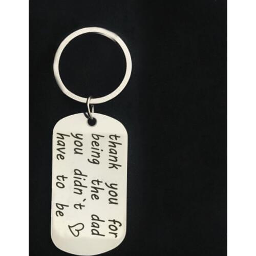 Hot sale stainless steel keyring gifts Military Metal keychain Thanksgiving gift Jewelry