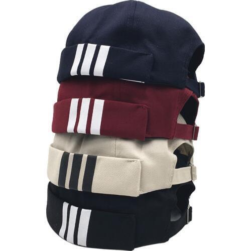 New Fashion Brimless Beanies Landlord Cool Caps Street Trendy Hip-Hop Caps High Quality Balck Hats Wholesale For Men Women