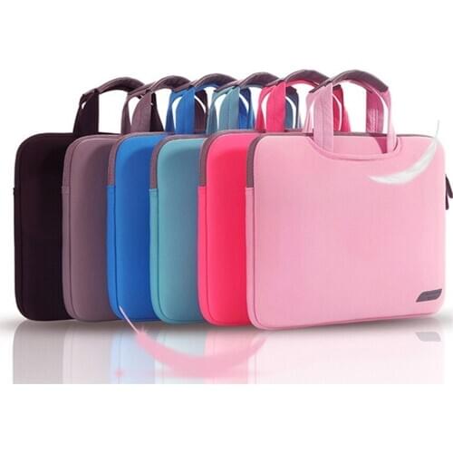 DOWSWIN Laptop Bag Case for Macbook Air Pro Retina 13 15 Laptop Sleeve 15.6 Notebook Bag For Dell Acer Asus HP Business Handbag