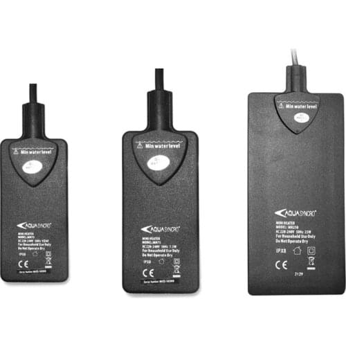 Ultra-thin 7.5W 15W 25W Aquarium Mini Heater Flexible Fish Tank Turtle Heating Rod Water Tank Temperature Controller