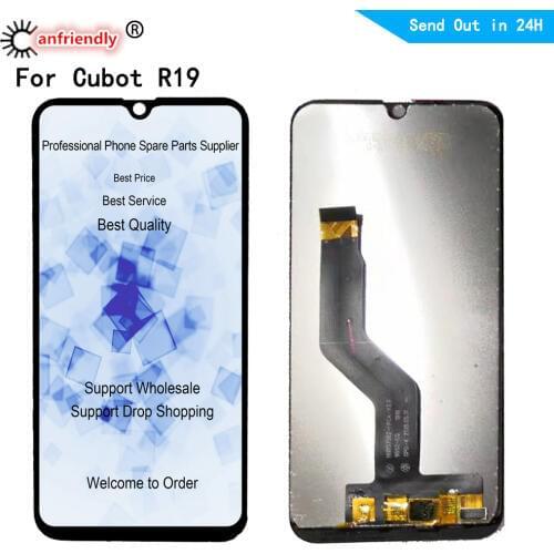 LCD For Cubot R19 LCD Display+Touch Screen Panel Digitizer Replacement Parts Assembly 5.71 inch 720*1520 LCD For Cubot R19