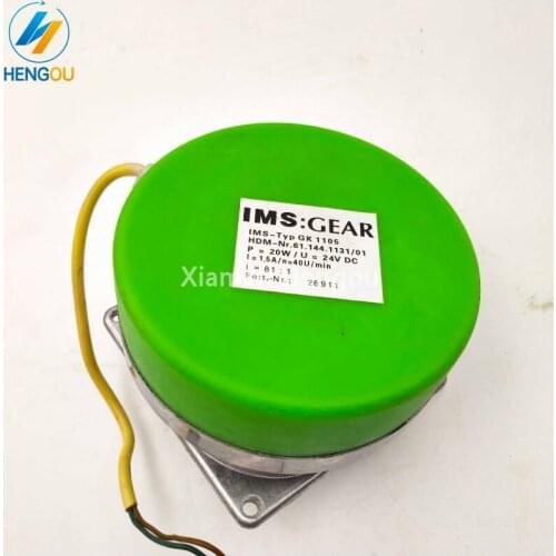 1 Piece original used 61.144.1131 gear motor 24V for CD102 SM102 printing machine parts