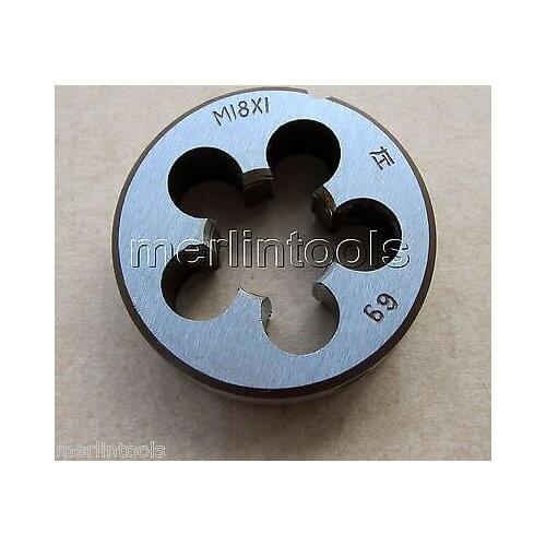 18mm x 1 Metric Left hand Die M18 x 1.0mm Pitch