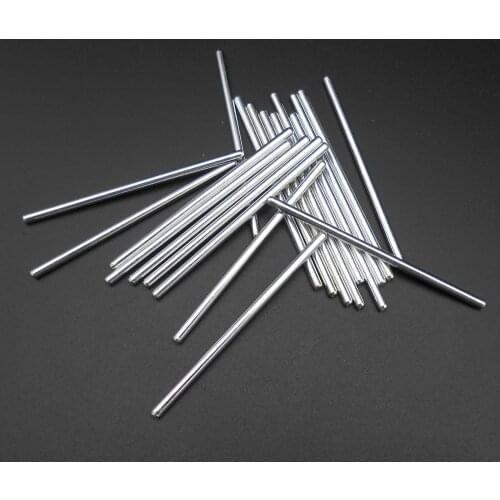20Pcs X Dia.2.5MM 60mm Φ2.5 Iron Shaft Toy Car Gear Wheel Axle Optical Axis DIY Accessories Galvanized 60 MM 6CM 2.5X60MM New HQ