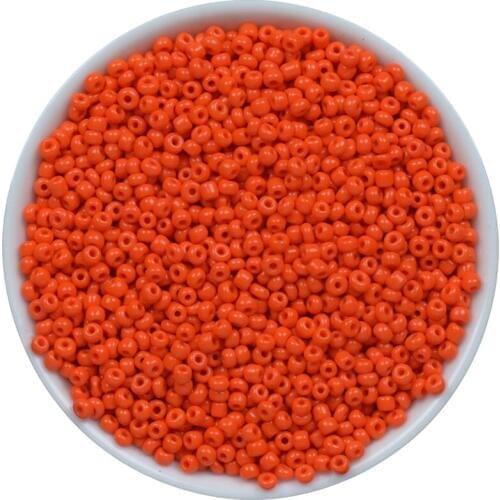 Wholesale 1000pcs Orange Bulk Czech Glass Seed Beads Mixed About 2mm For Jewelry Making Bracelet Necklace