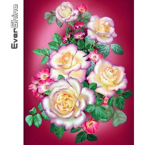 Evershine 5D Diamond Painting Flower DIY Diamond Embroidery Peony New Arrival Rhinestones Pictures Mosaic Craft Kit