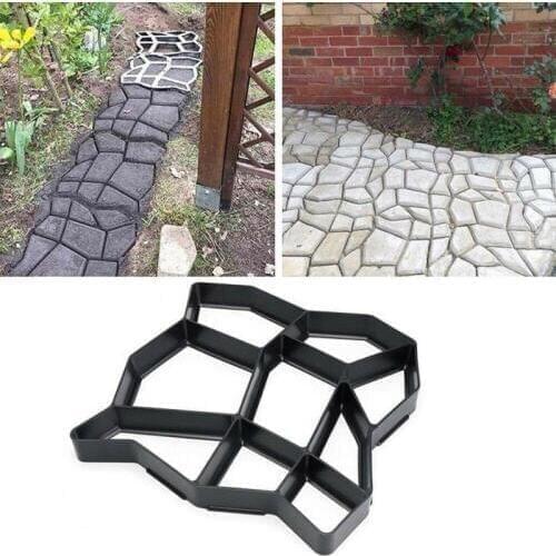 Manually Paving Cement Brick Concrete Molds DIY Plastic Path Maker Mold Tool Garden Stone Road Mold Garden Decoration Hot Sell