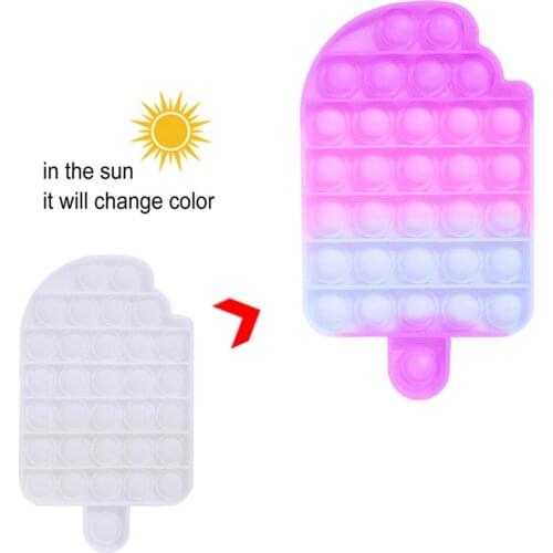 Adult Kids Antistress Increase Focus Rainbow Push Bubble Fidget Sensory Toys Autism Special Needs Stress Reliever Fidget Toys