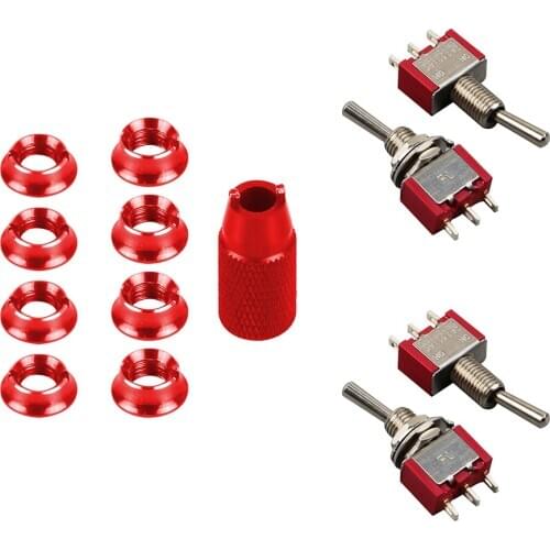JMT Remote Control Transmitter Switch with Fixed Nut Spanner For RadioLink AT9S AT10II Futaba JR Frsky FlySky RC Transmitter
