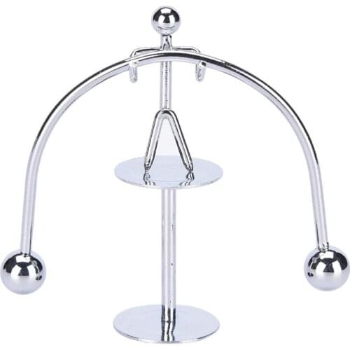 Kinetic Weightlifter Gadget Perpetual Motion Desk Art Toy Gift Office Decoration