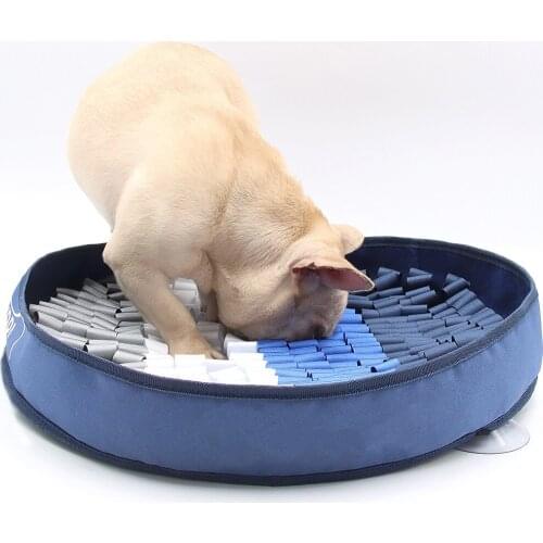 Pet Sniffing Mat Anti Choking Dog Bowl Dog Mat Slow Food Interactive Training Dog Sniffing Mat Training Nose Sniffing Blanket