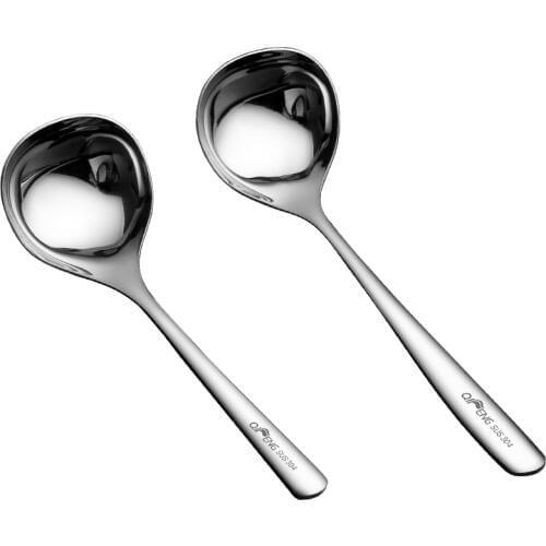 304 Stainless Steel Spoon Long Handle Household Drinking Spoon Large Head Small Deep Spoon Spoon Spoon Spoon