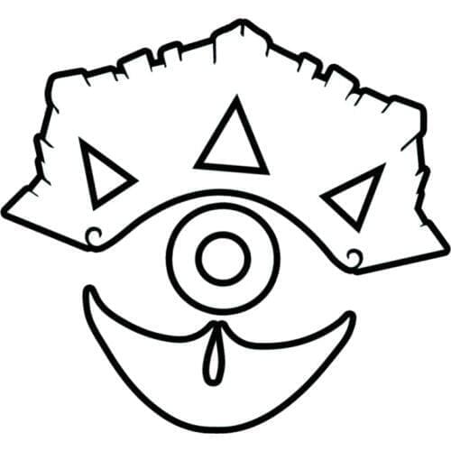 Majoras Mask Eye of Truth Vinyl Sticker Decal Removable Car Body Pattern Decor Waterproof Stickers L556