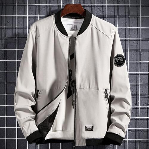 Mens Jacket 2021 New Korean Harajuku Fashion Streetwear Trend Jacket Men Casual Spring Autumn Men Clothing Jacket Men
