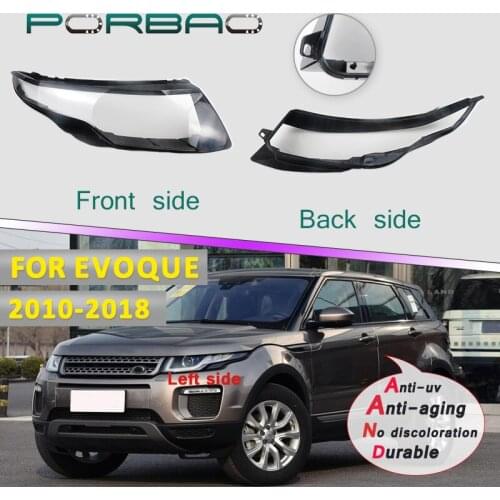Headlight Headlamp Clear Lens Cover For Land Rover Range Rover Evoque Transparent Auto Shell 10-18 Mask Lampshade Replacemen DIY