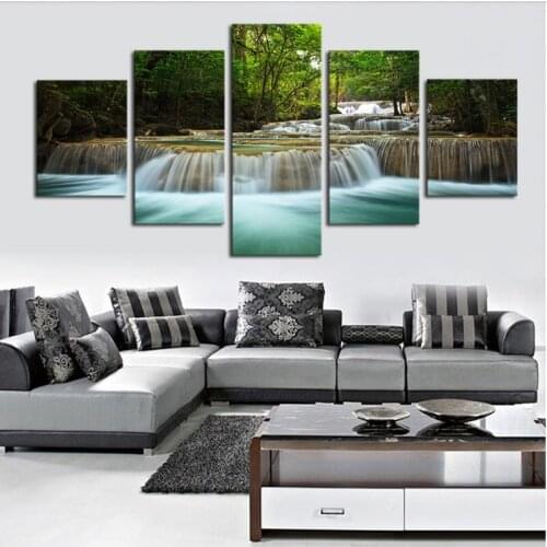 NEW combinations clear printing simulation oil painting sitting room decorate landscape paintings room decorate art 1168054H