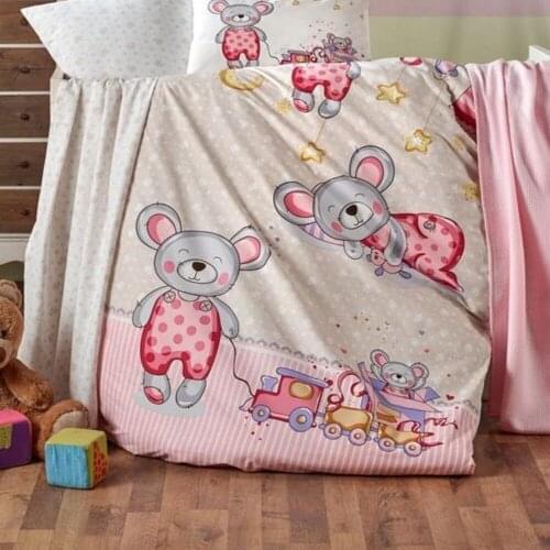 Ranforce Teddy Girl Easy to Iron Our uct is made of 100% Organic Cotton 83 wire threads in 1cm2