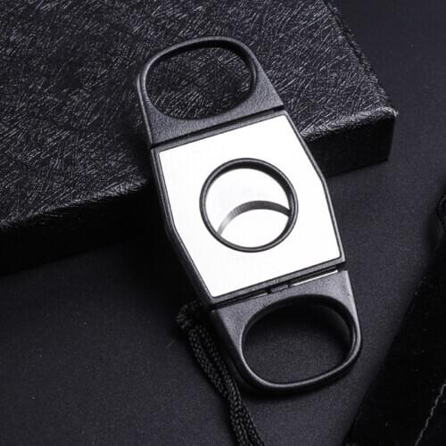 Cigar cutter brand new stainless steel metal classic cigar cutter guillotine cigar gift