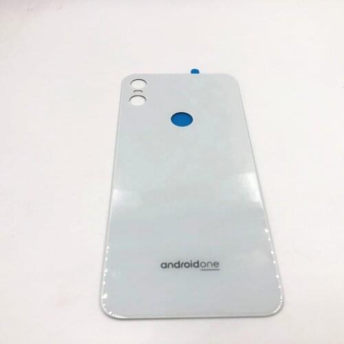 For Motorola Moto One P30 Play XT1941 Back Glass Housing+Adhesive Rear Crystal Panel Plate Battery Cover Lid Shell for Moto One