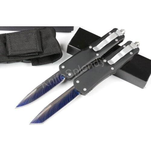 A07 Color Titanium Blade Dual Action Tactical Folding Fixed Blade Knife Pocket Fishing Hunting Knifes Edc Survival Tool Knives