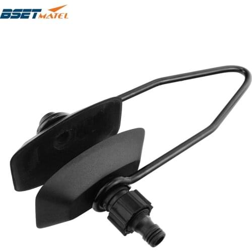 BSET MATEL Universal Rectangular Marine Boat Yacht Motor Flusher Engine Ear Muffs Cup Outboard Garden Hose 5/8 inch Connection