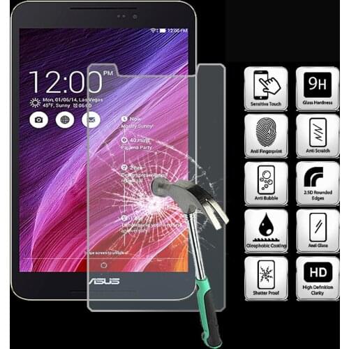 For ASUS Fonepad 8 FE380CG Tablet Tempered Glass Screen Protector Cover Explosion-Proof Anti-Scratch Screen Film