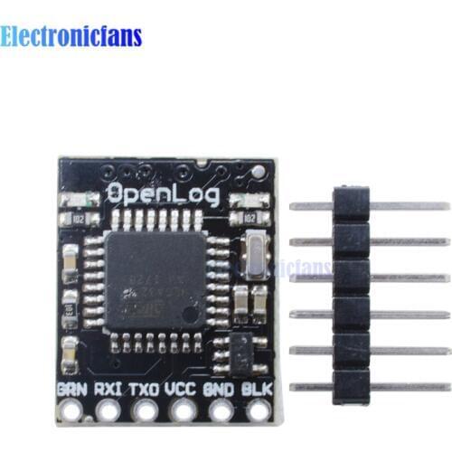 1 Set Standard Openlog Serial Data Logger Open Source Data Recorder ATmega328 Support Micro SD