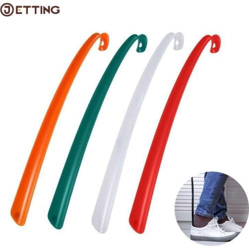 1PCS Professional Shoe Horns Plastic High Heel Shoe Horn Spoon Shape Shoe Lifter Flexible Shoe Lifter Shoes Accessorie
