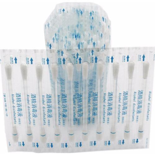 30Pcs Disposable Medical Alcohol Stick Disinfected Cotton Swab Emergency Care Outdoor First Aid Sanitary Multi-functional Tools