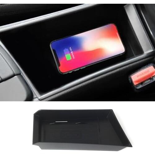 15W QI car wireless charger for BMW X1 X2 F39 F48 F49 2016-2021 phone charger fast charging case armrest box charging holder
