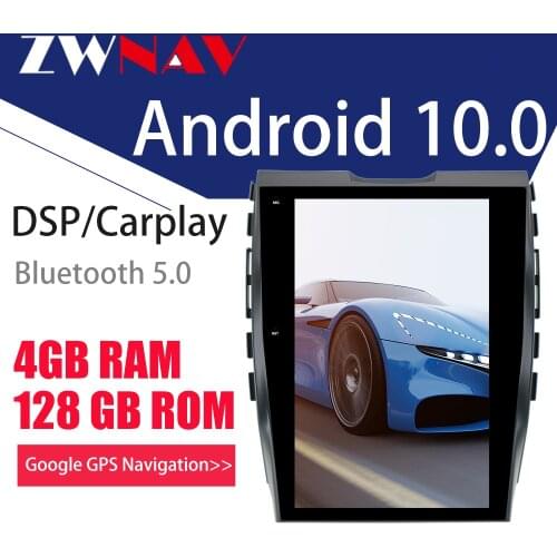 4+128G Tesla Screen Carplay For 2015 2016 2017 2018 2019 Ford EDGE Android10 Unit Car Multimedia Player GPS Audio Radio Recorder